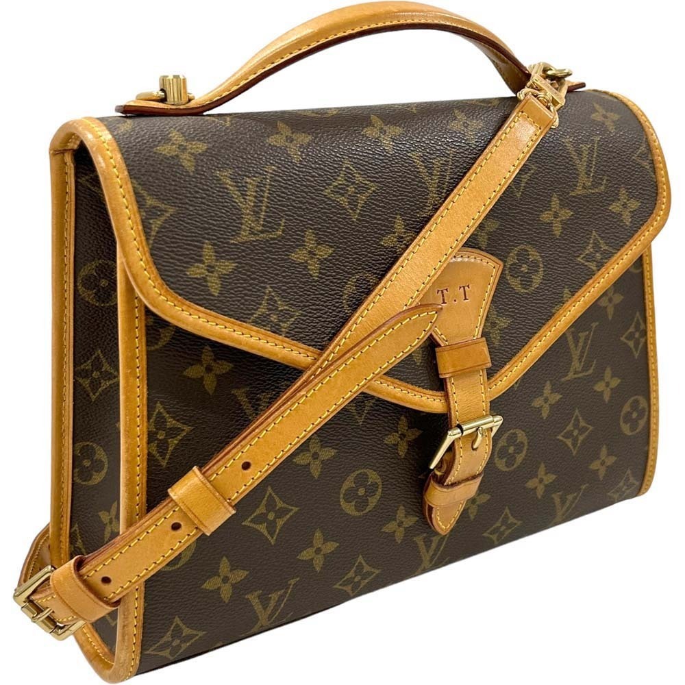 Louis Vuitton Bel Air Shoulder Bag Monogram Brown